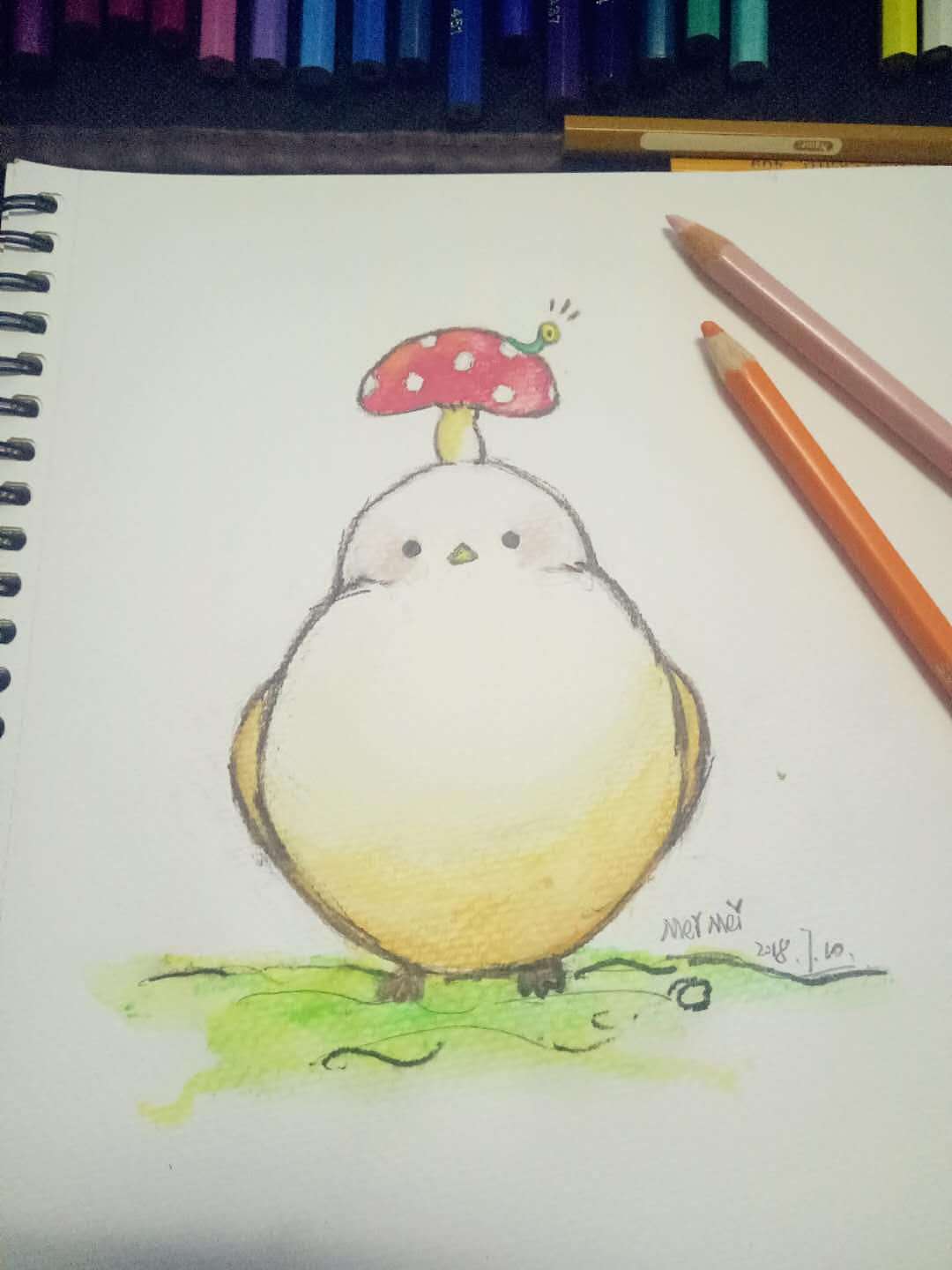 彩铅画，绘画（图ZMTIxMTE3NTA4） - 绘本 - 站酷设计师搁浅的于思原创素材 - 站酷ZCOOL