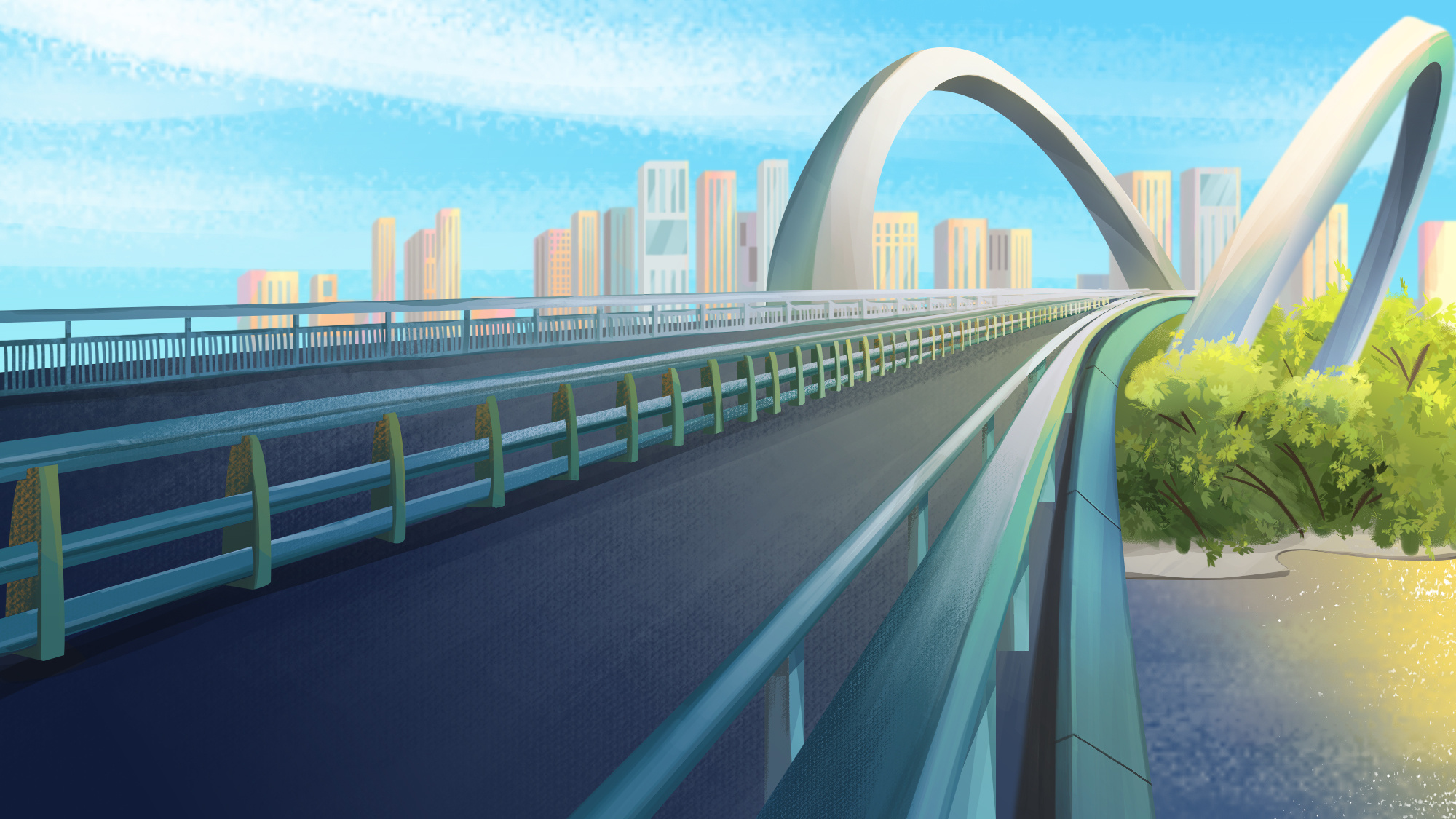 广西60周年纪念插画