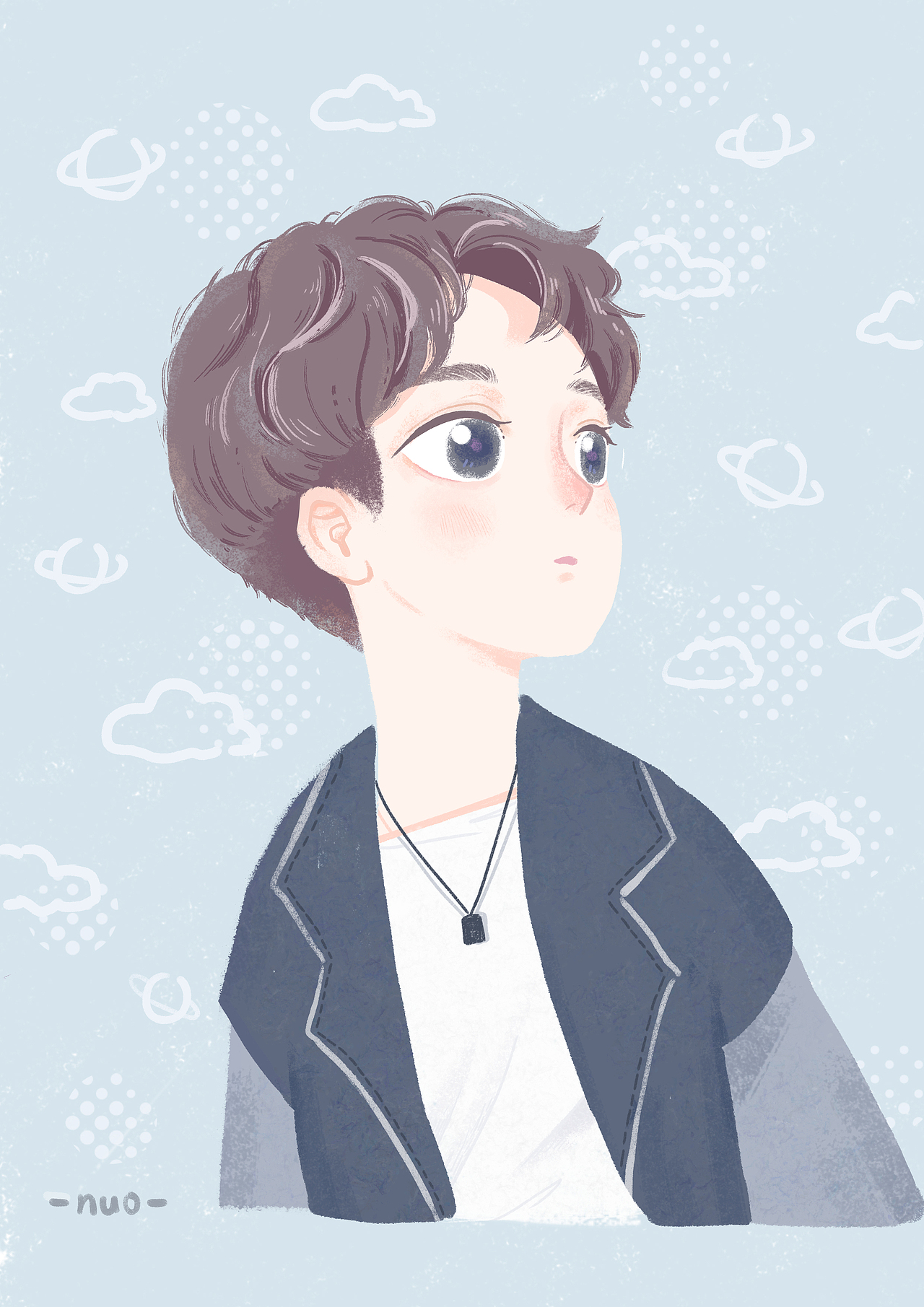 嘗試畫了男孩子((???? ?‖))?（圖ZMTc3NDIyNzQw） - 商業(yè)插畫 - 站酷設計師彼時淺喏微微涼原創(chuàng)素材 - 站酷ZCOOL