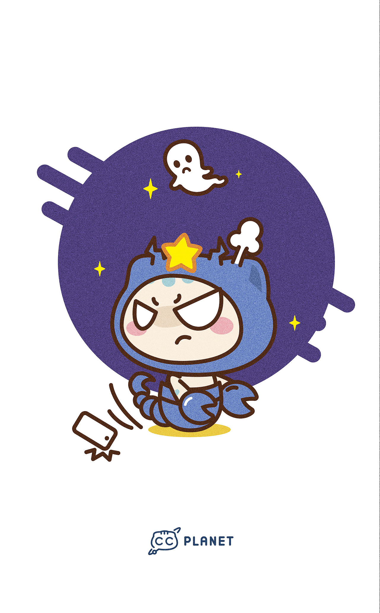 cc planet 星座系列—天蝎座|动漫|单幅漫画|莯ian_原创作品-站酷