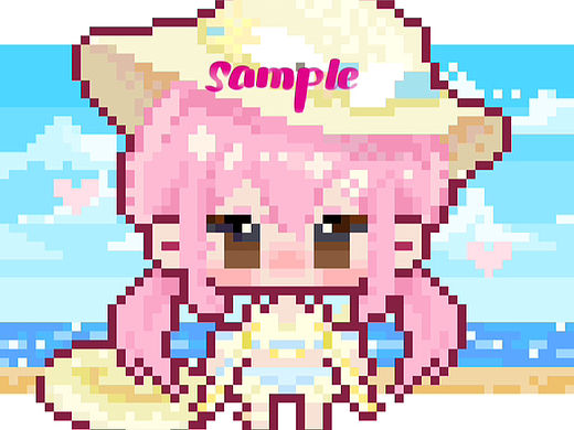 迷你背景QQ像素人 第一波