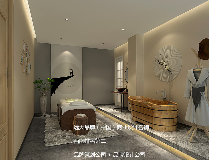 【止间美容院】项目品牌设计+空间设计+项目装修施工!