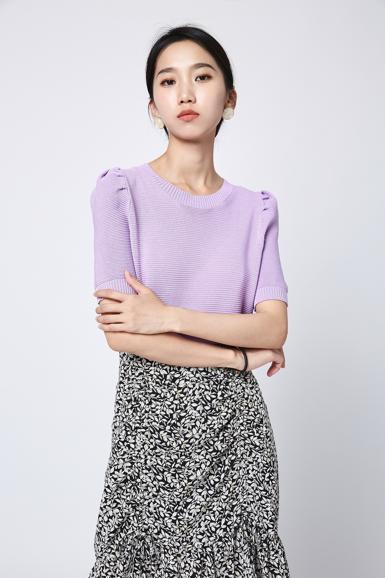 服装棚拍 白底图 商业摄影 人像摄影