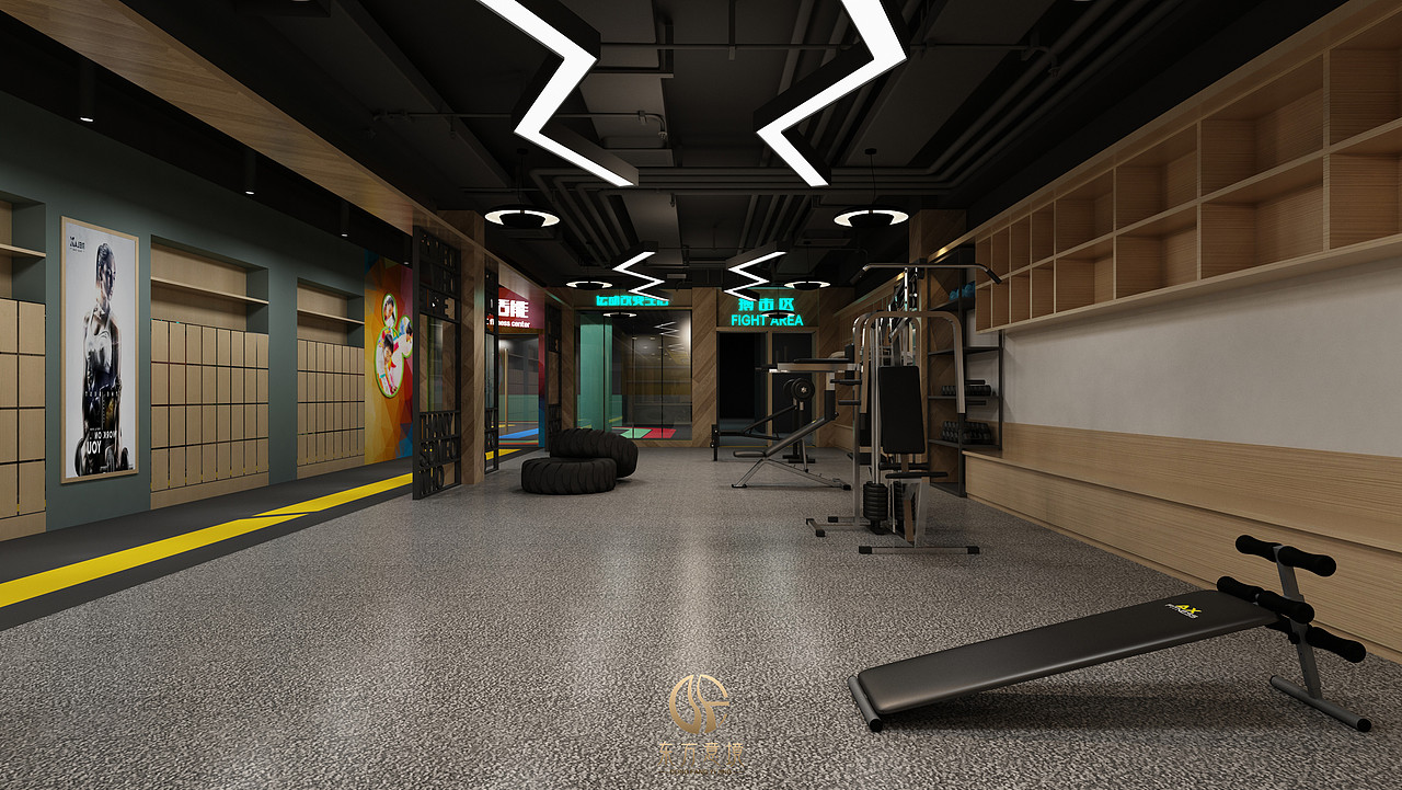 《东方意境效果表现设计》健身房案例欣赏