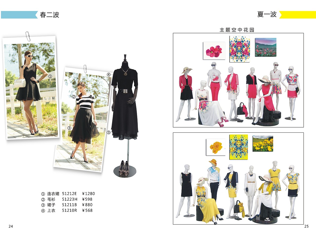 春夏搭配手册-女装搭配画册