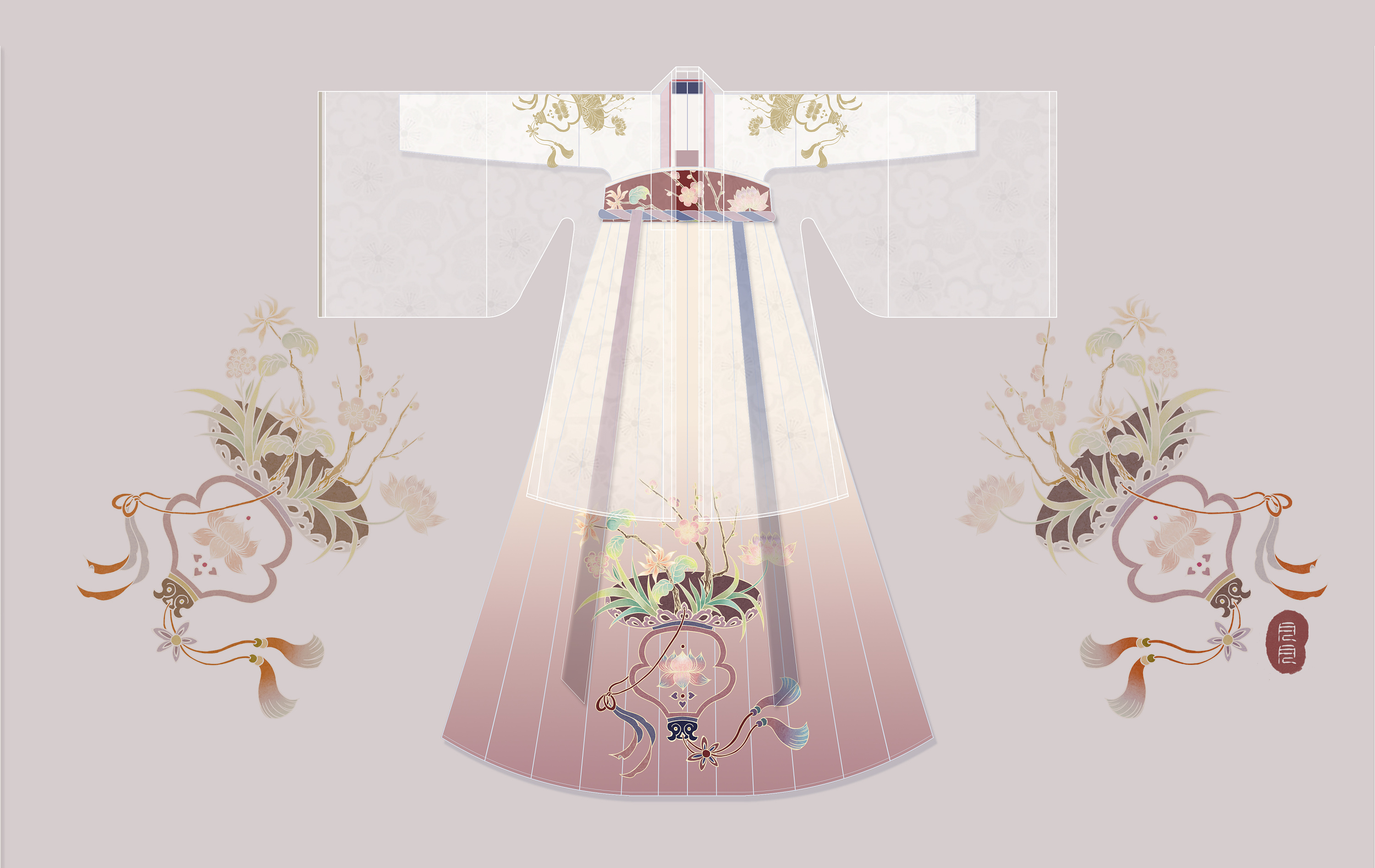 汉服设计|服装|正装/礼服|火魅月月 - 原创作品 - 站酷 (zcool)