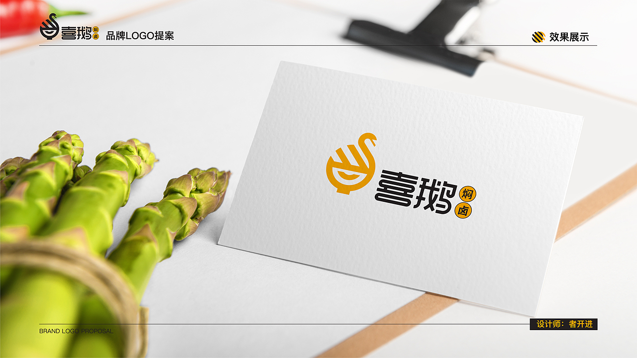品牌LOGO设计-《喜鹅焖卤》（图ZMjY4ODk1MTA0） - Logo - 站酷设计师向南的钉子原创素材 - 站酷ZCOOL