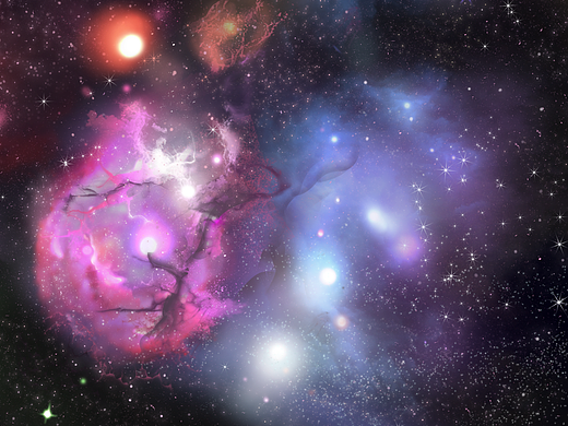 星云 太空 板绘练习