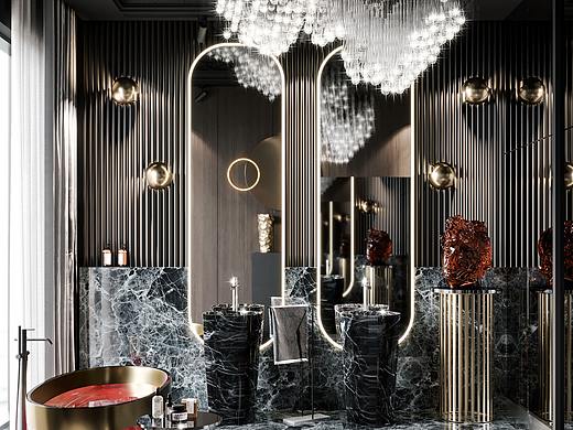 现代黑奢·效果图作品