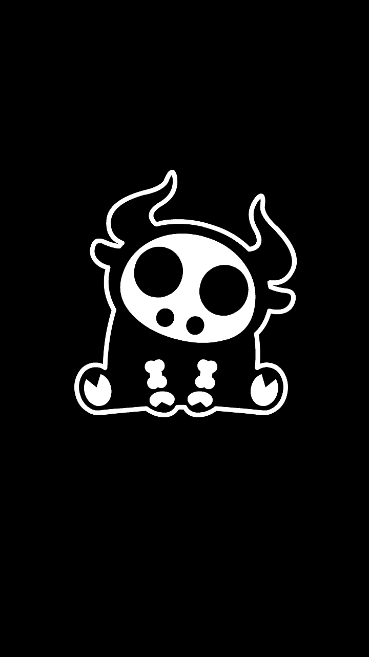 HI BLACK EYE(KULO STAR)生肖系列牛纯黑手机壁纸（图ZMjYyMjY2NjE2） - 商业插画 - 站酷设计师Z42750135原创素材 - 站酷ZCOOL