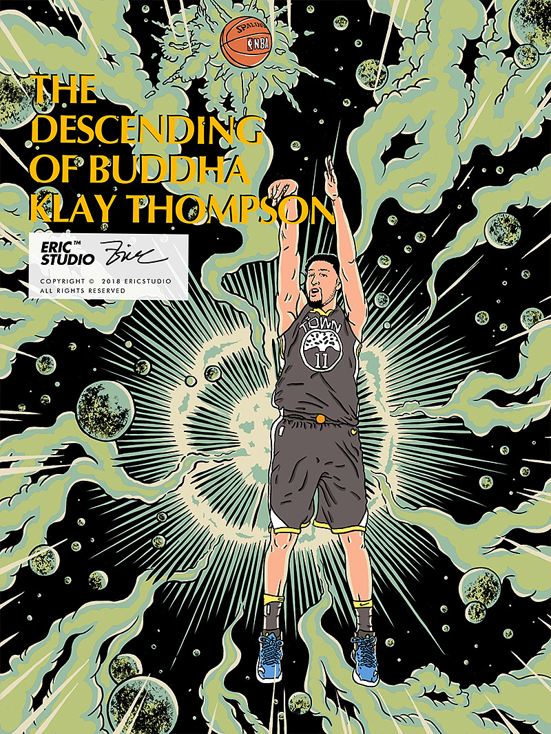 原创作品:2018 NBA季后赛插画纪录