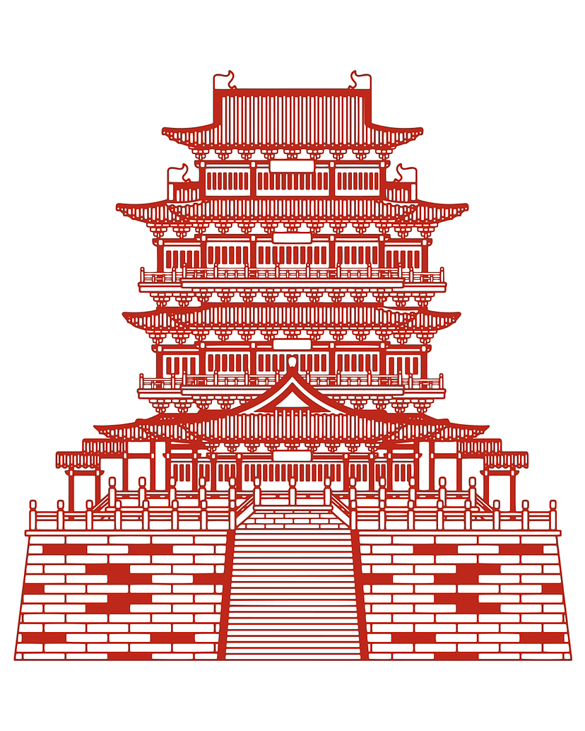 原创剪纸中国传统古建筑/非遗剪纸（图ZMzQ1ODg0NTM2） - 商业插画 - 站酷设计师晚风在画画原创素材 - 站酷ZCOOL