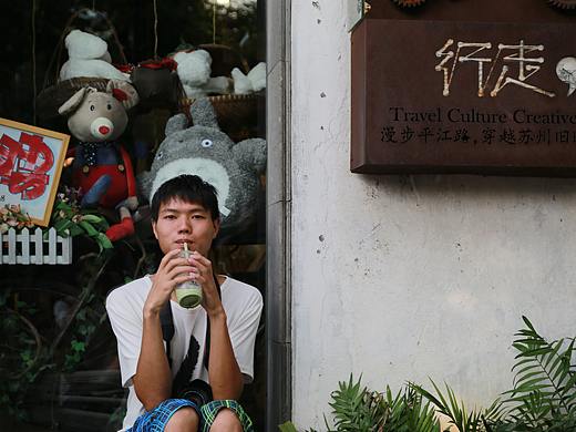 平江路街拍人像