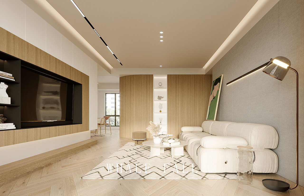 原木色系客餐厅