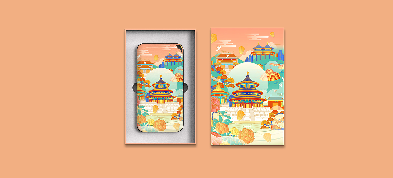 天坛系列文创产品/插画设计（图ZMjg3ODcxMDE2） - 包装 - 站酷设计师贝格文创原创素材 - 站酷ZCOOL