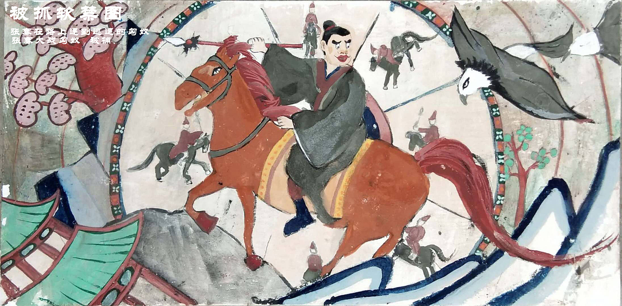 张骞出使西域之西行迹