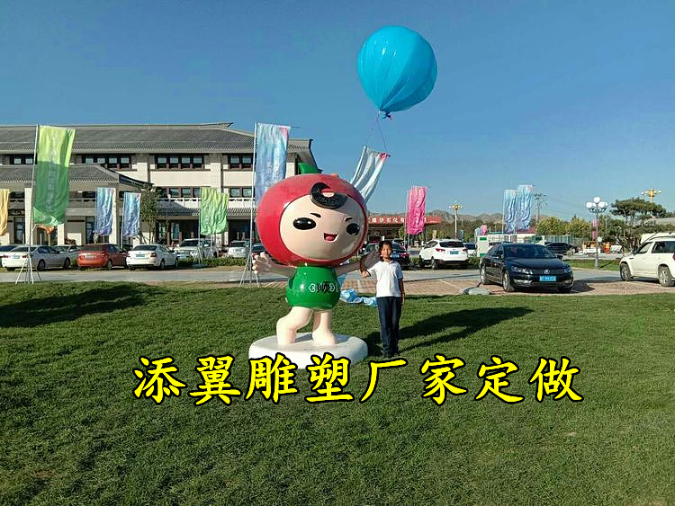 一花一世界巨大玻璃钢旅游吉祥物雕塑走上精致旅游之路