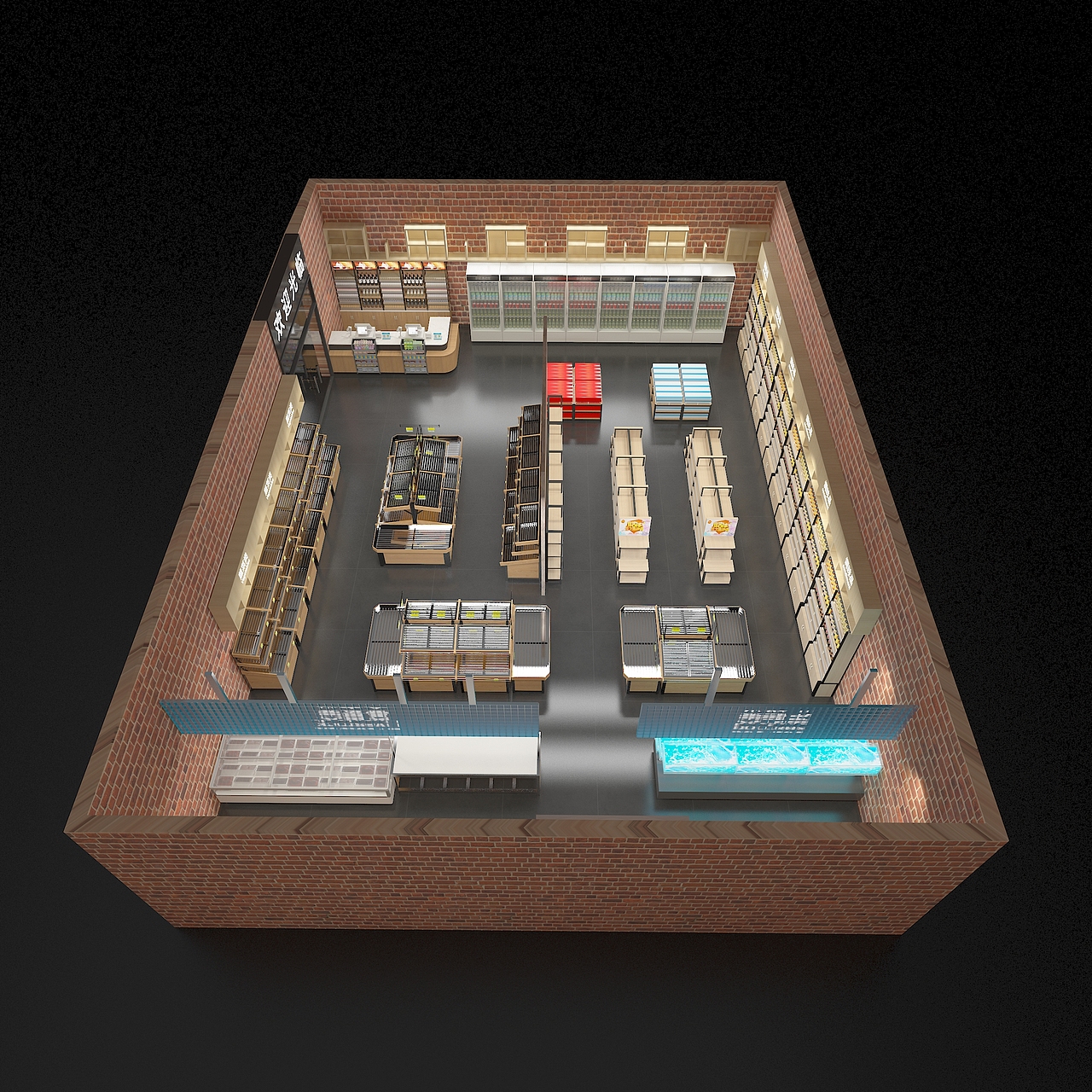 小超市场景图（图ZMjU3ODAyMzc2） - 建筑/空间 - 站酷设计师J爷玩设计原创素材 - 站酷ZCOOL