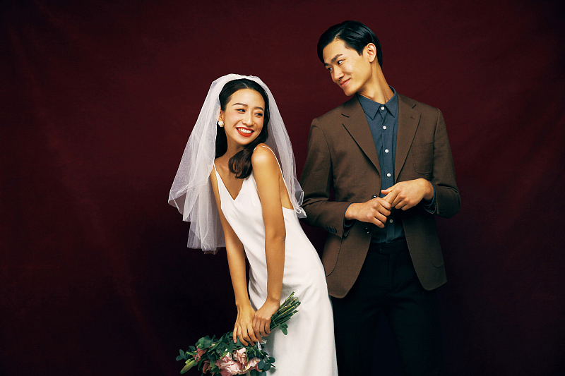 室内轻复古婚纱照 / 厦门