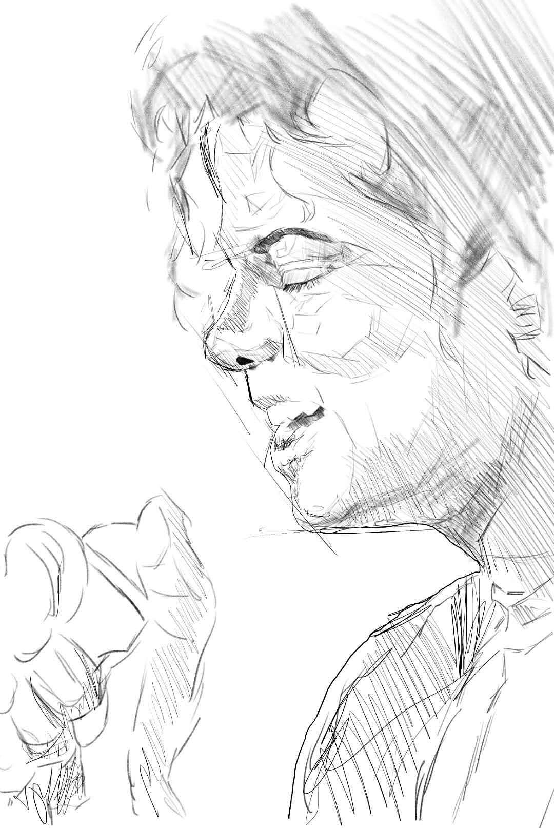 迈克尔·杰克逊|纯艺术|绘画|caesar丶k42_原创作品-站酷zcool