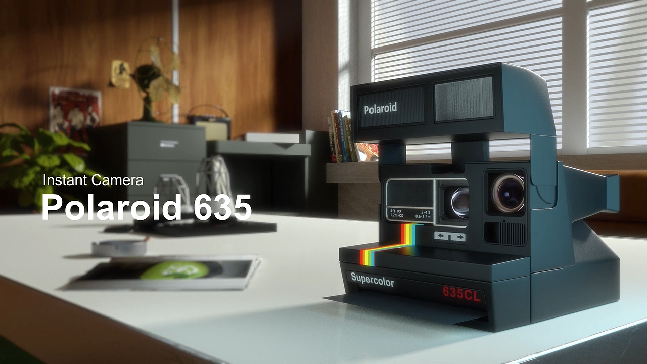 Polaroid Supercolor635CL广告临摹（图ZMjUwMDM0MjAw） - 动画/影视 - 站酷设计师北冥鱼GROUP原创素材 - 站酷ZCOOL