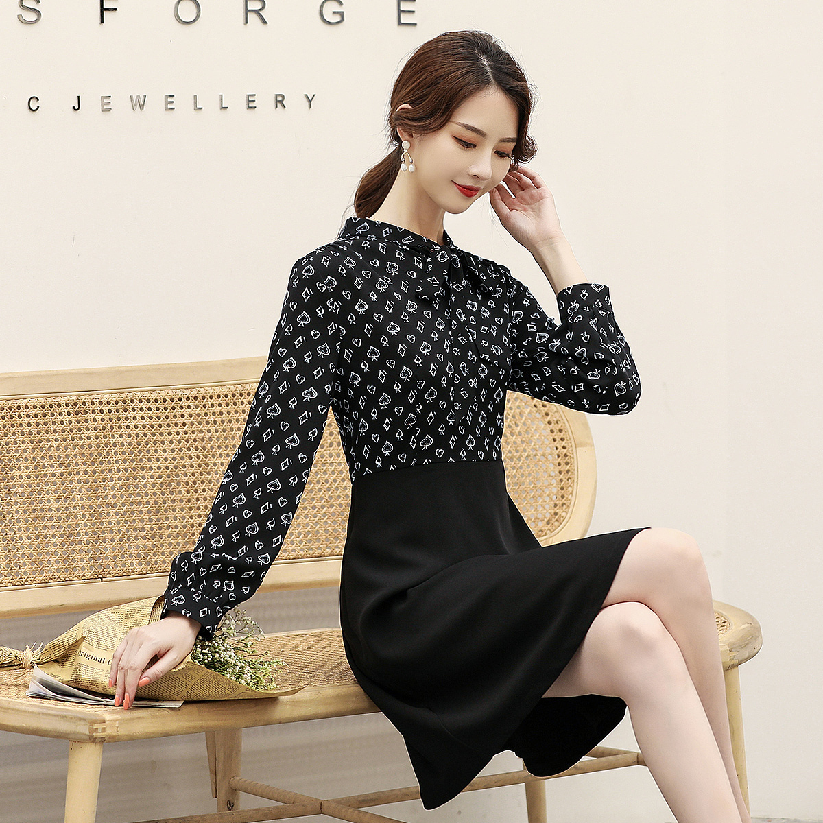 电商女装摄影 秋季外拍