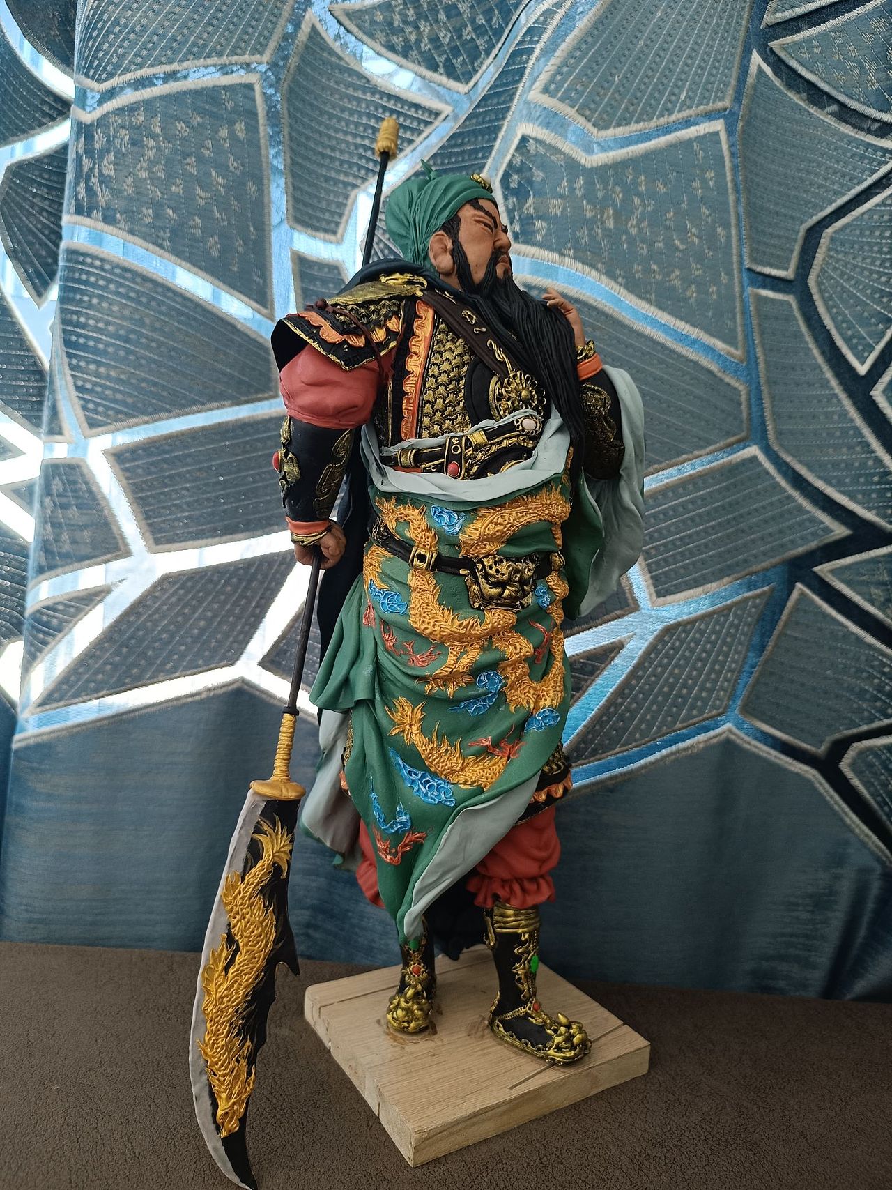 非遗面塑——关公