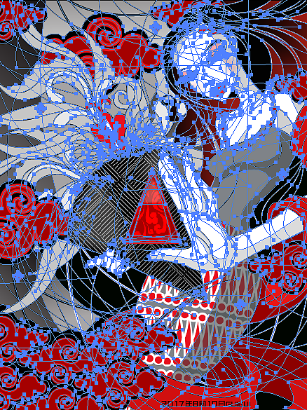 AI临摹人物插画