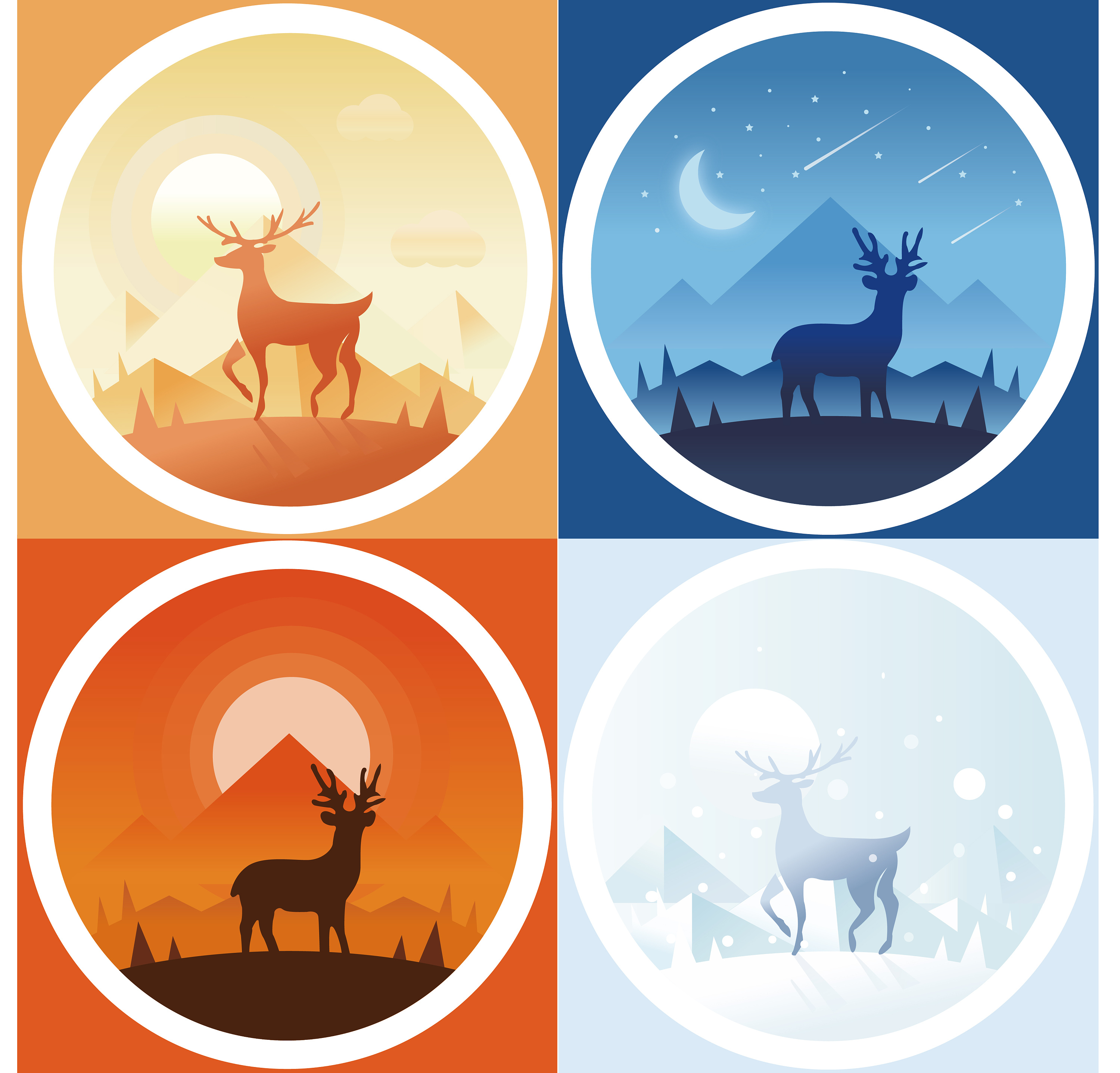 扁平化图形orgif|平面|图案|不懈的男孩 - 临摹作品 - 站酷 (zcool)