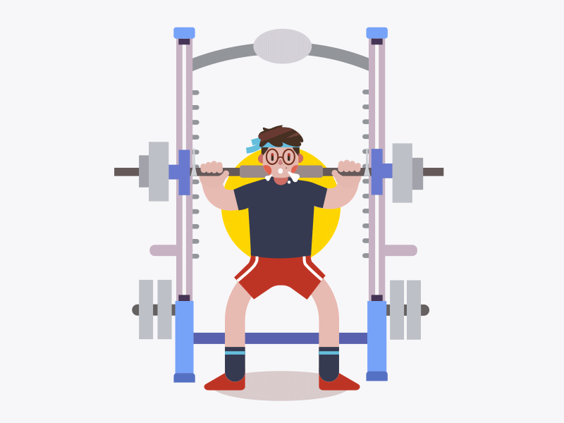 4.腿部运动—史密斯机深蹲