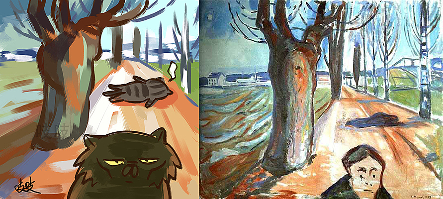 猫界名画整理合集（图ZODEzMjE5MDA=） - 创作习作 - 站酷设计师zhizhi吱吱原创素材 - 站酷ZCOOL