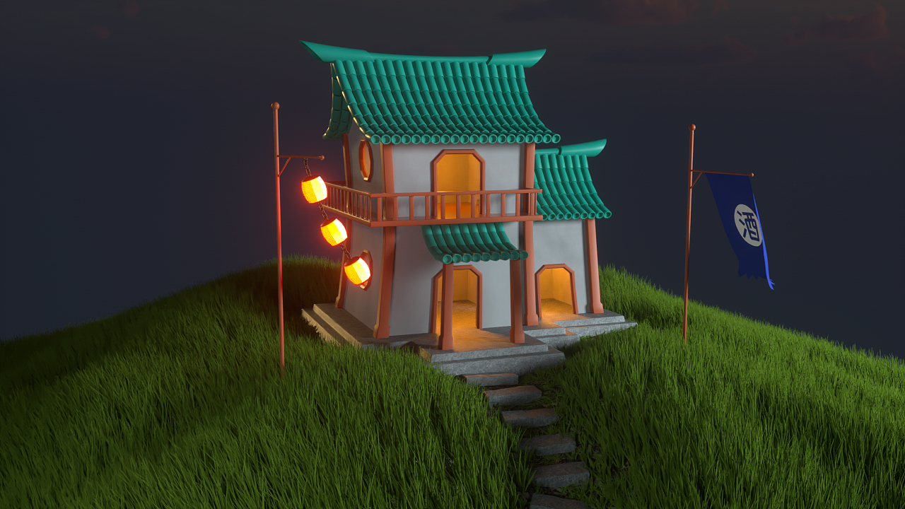 2021.7月C4D+OC建模渲染练习（图ZMjYyNDkwMzY4） - 产品 - 站酷设计师X小白RGB原创素材 - 站酷ZCOOL