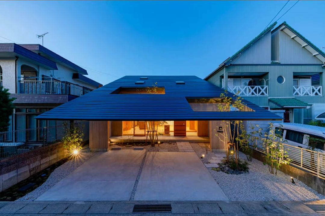 日式非常规加长坡顶庭院住宅|空间|家装设计|乔小汐 - 原创作品