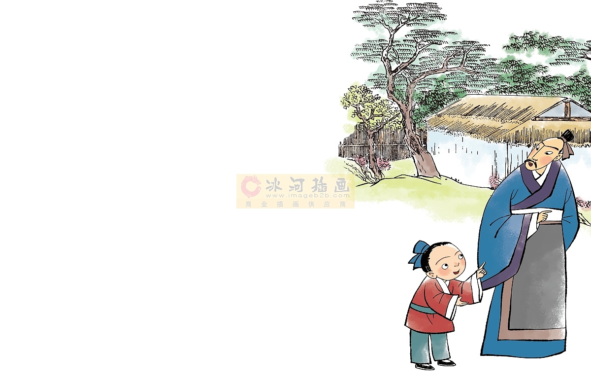 国学蒙学三字经千字文声律启蒙儿童插画（图ZMjQ1MDE1Mjk2） - 儿童插画 - 站酷设计师汉图文化公司原创素材 - 站酷ZCOOL