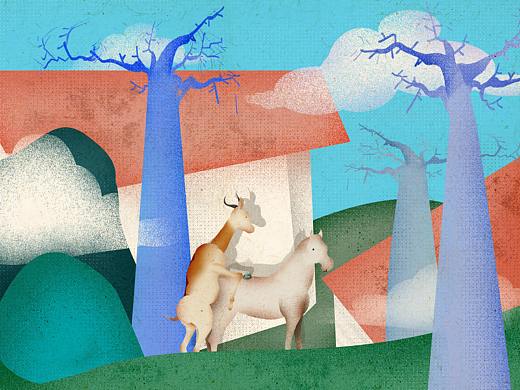 马路（个人主页-ZMjQ5MzUwNDA=） - 商业插画 - 站酷设计师然道人原创素材 - 站酷ZCOOL