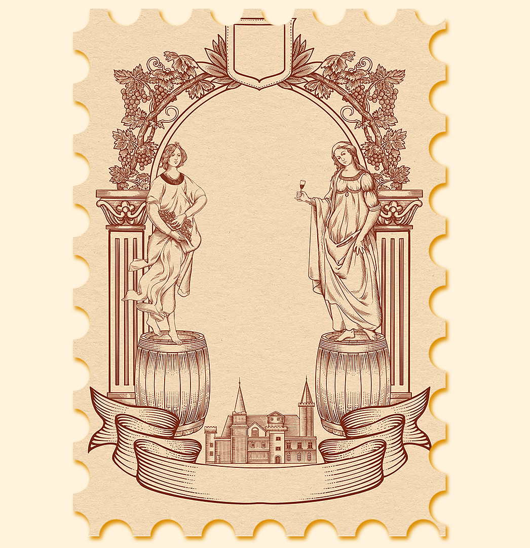 版画风—酒包装设计