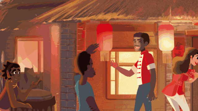 湖南卫视2018华人春晚开场动画制作