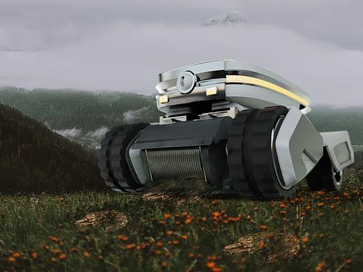 高原粪便燃料自动回收车