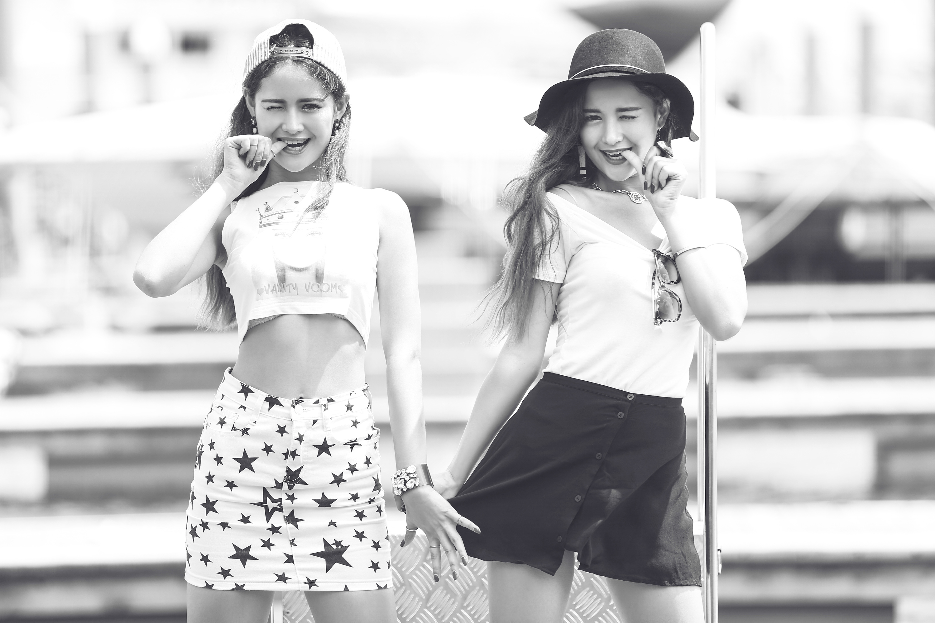 原图twins清凉夏日泳装