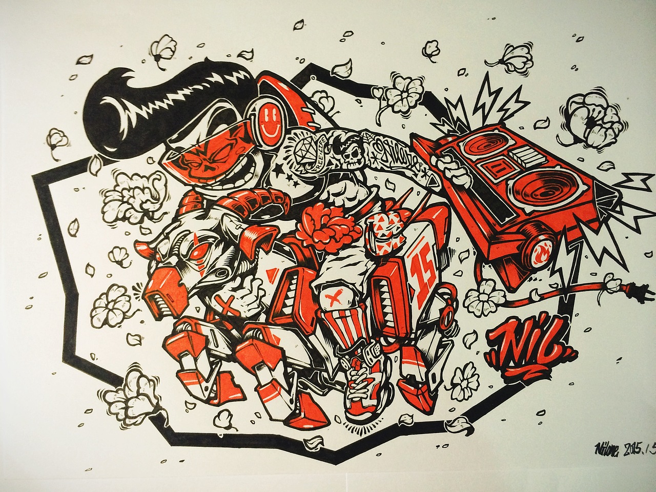 一点涂鸦和插画杂图~