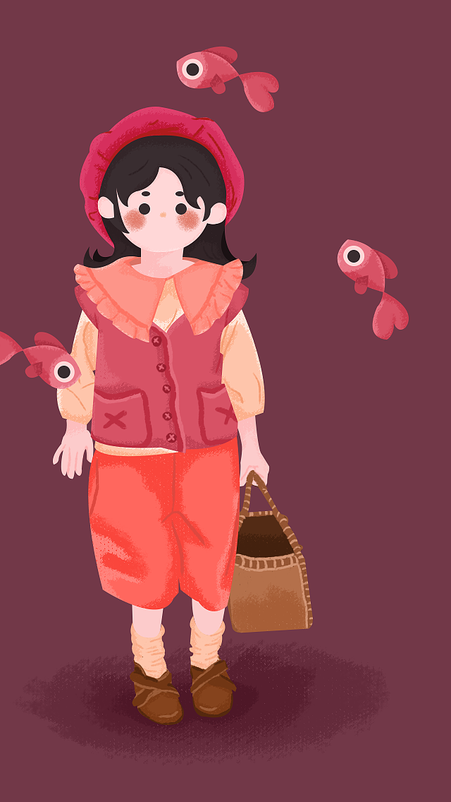 可爱的你——小小插画