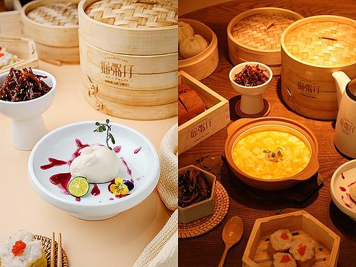 潮汕砂锅粥广式早晚茶早点早餐港式烧鹅海参粥叉烧包子