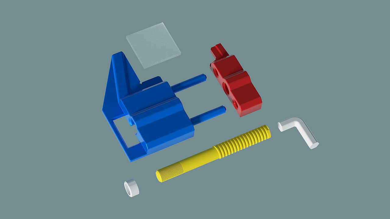 用于夹持板材的小型夹具