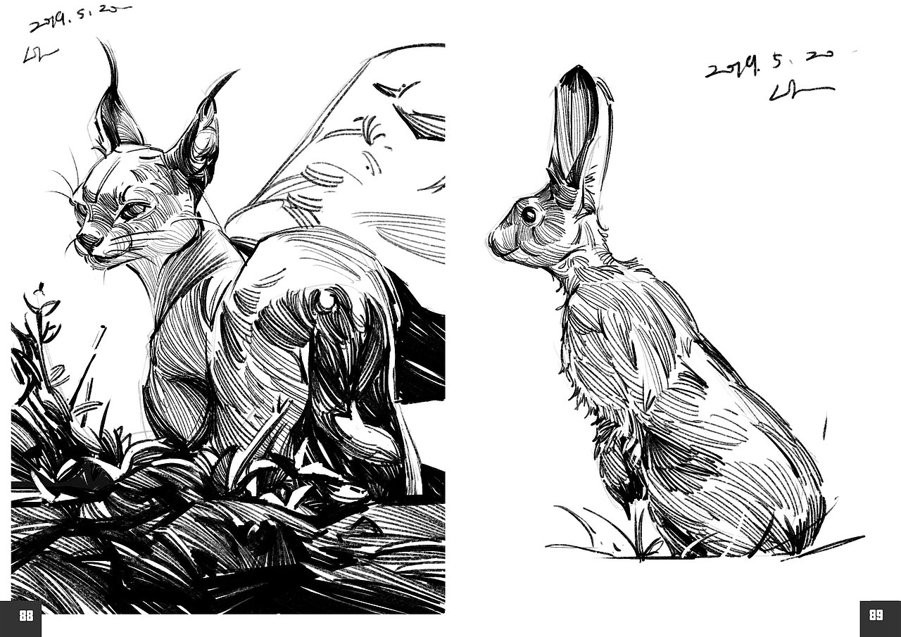 2019速写簿（图ZMTkyODg0MDYw） - 绘画 - 站酷设计师半岛酒徒原创素材 - 站酷ZCOOL