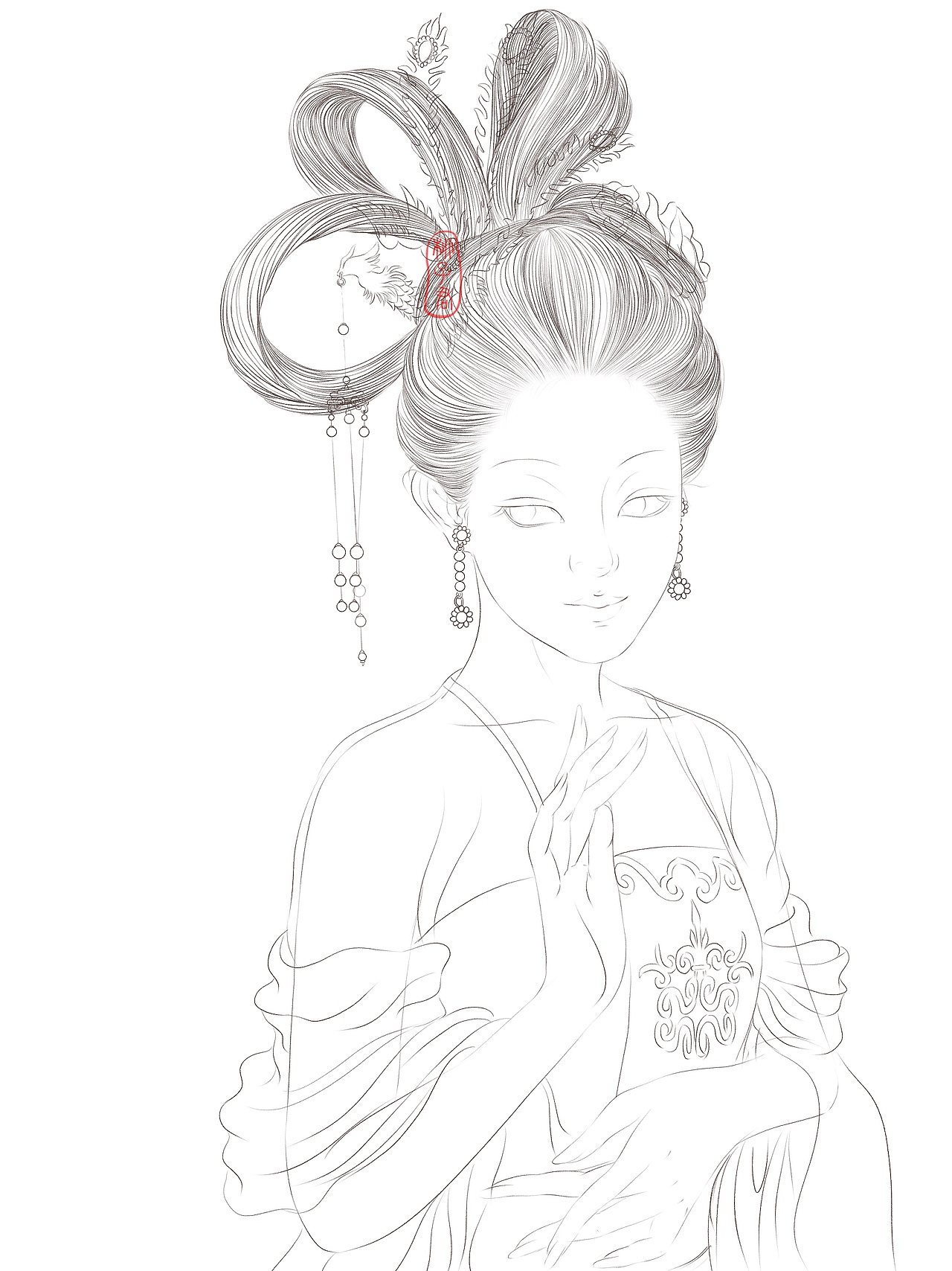 分享收藏梦江南美人唐朝琵琶仕女民国旗袍美人宇航员太空元素作品信息