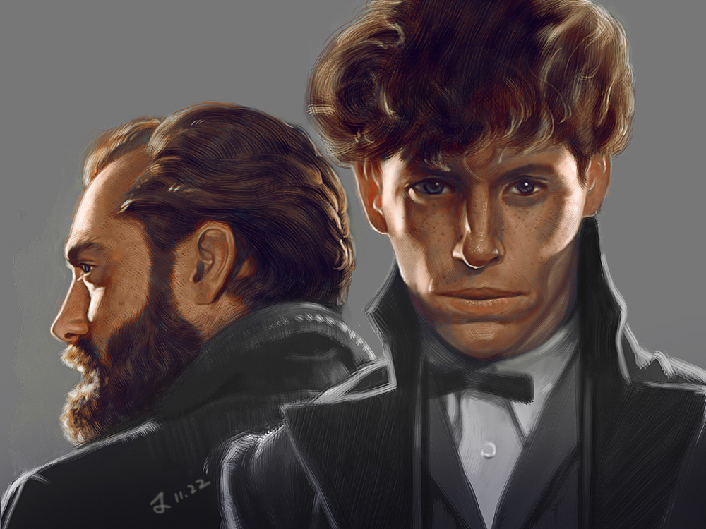 #神奇动物:格林德沃之罪#插图练习