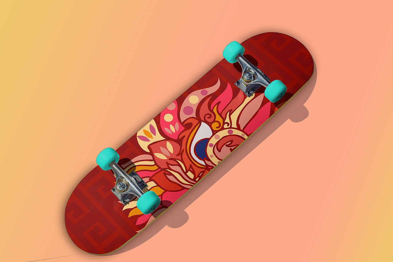 滑板图案设计