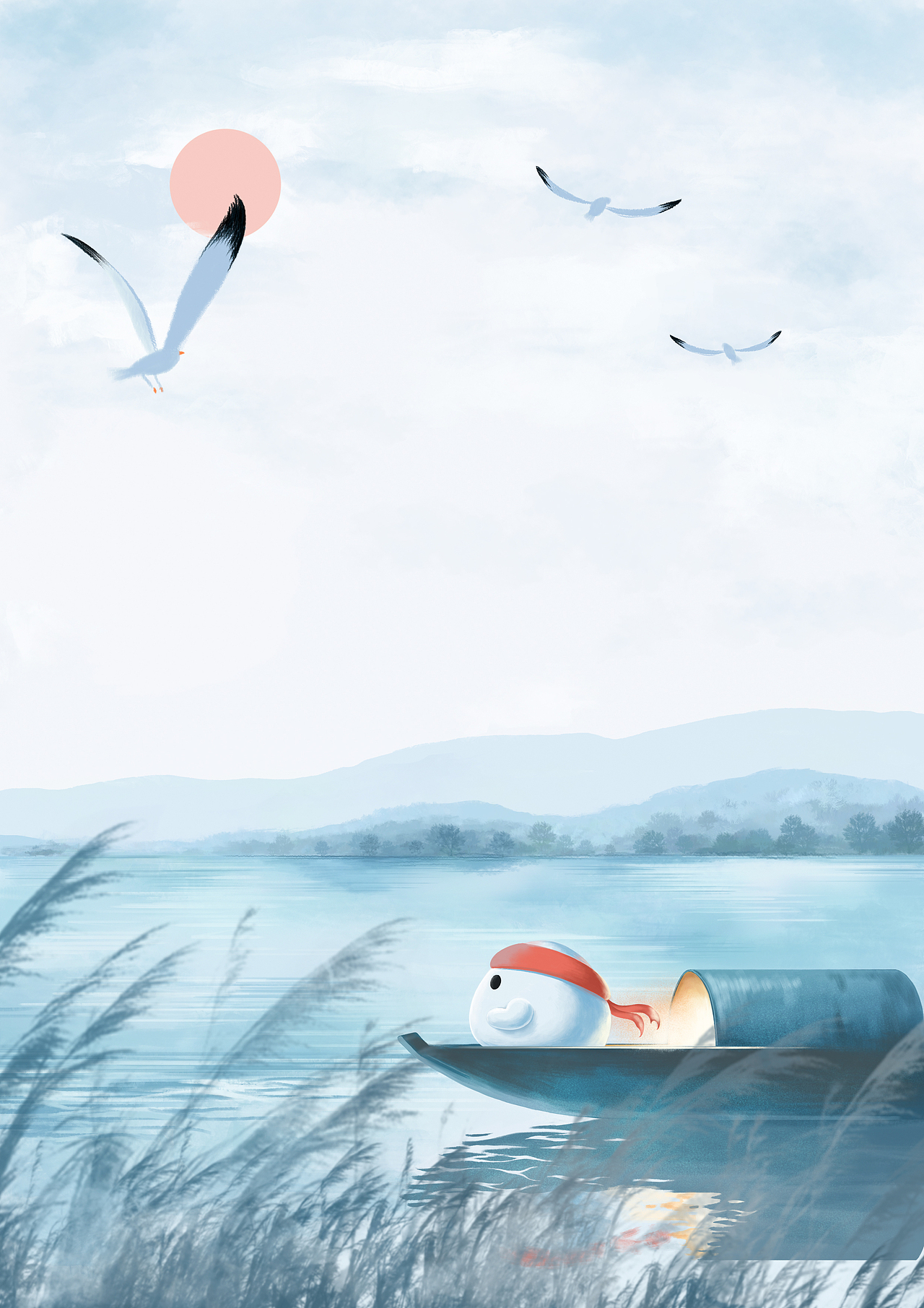 2018节气插画（2）（图ZMTQyNzA0MjY4） - 商业插画 - 站酷设计师何漂亮原创素材 - 站酷ZCOOL