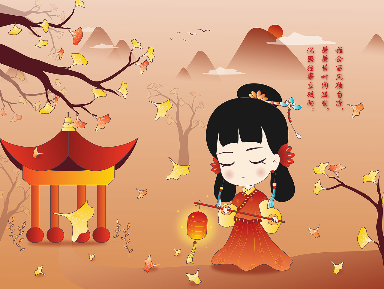 茶姬未央 茶饮店品牌设计（图ZMTM2MTI2NjQ0） - 品牌 - 站酷设计师一面静子原创素材 - 站酷ZCOOL