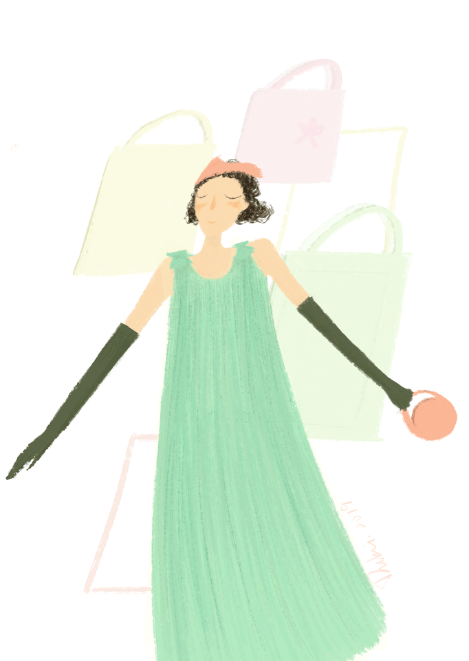 去购物（图ZMTUxNjY4NjMy） - 商业插画 - 站酷设计师贝心插画原创素材 - 站酷ZCOOL